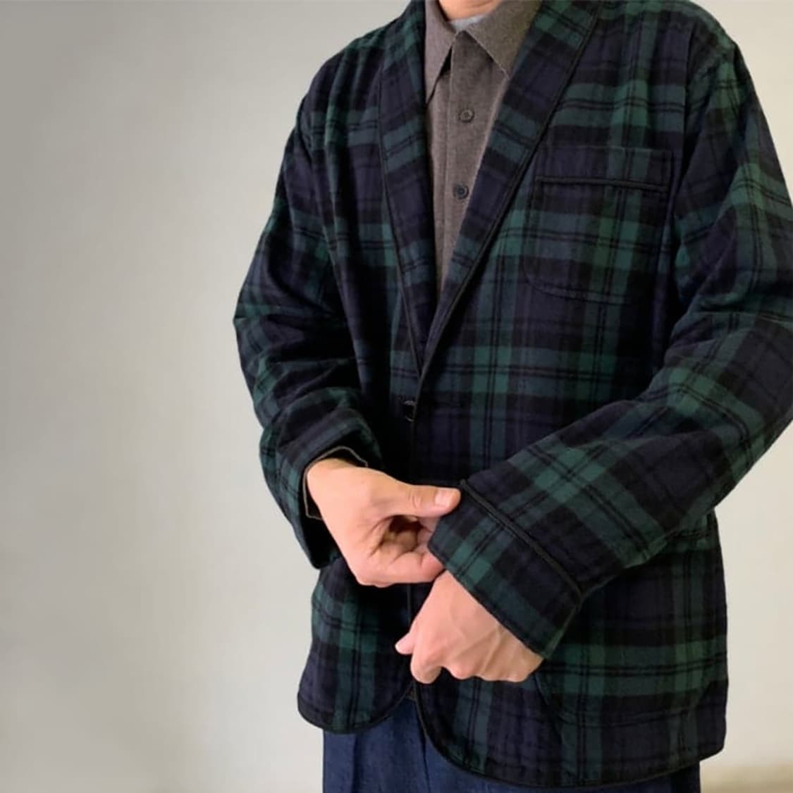 1b flannel check jacket 상품이미지2