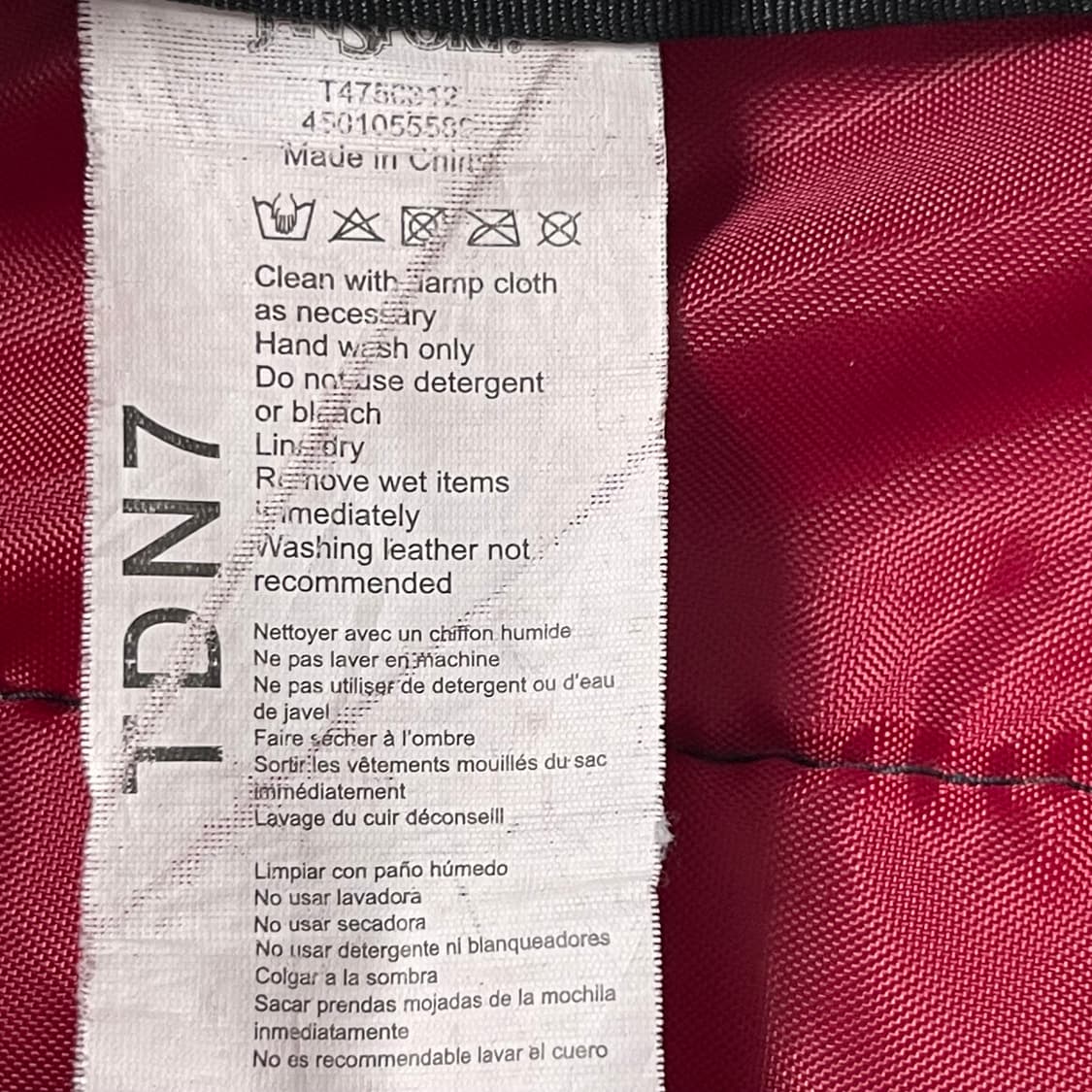 잔스포츠 빈티지 체크 패턴 빅스튜던트 백팩 가방 블랙 상품이미지4