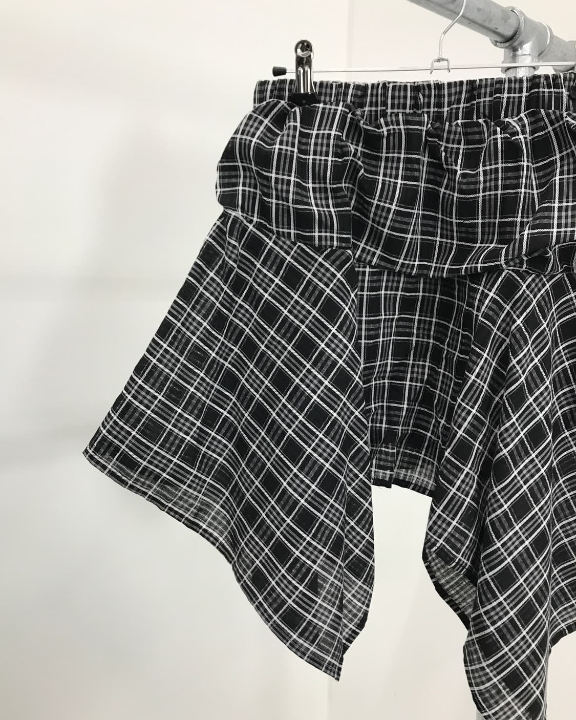 Jpn Poly Checked Mini Skirts 상품이미지5