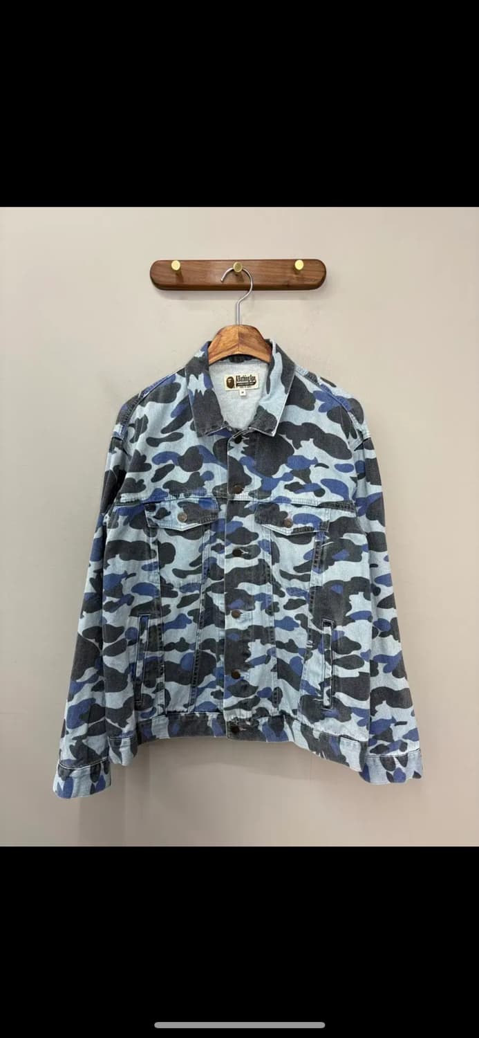 베이프 블루 카모데님 자켓 H1414 상품이미지2