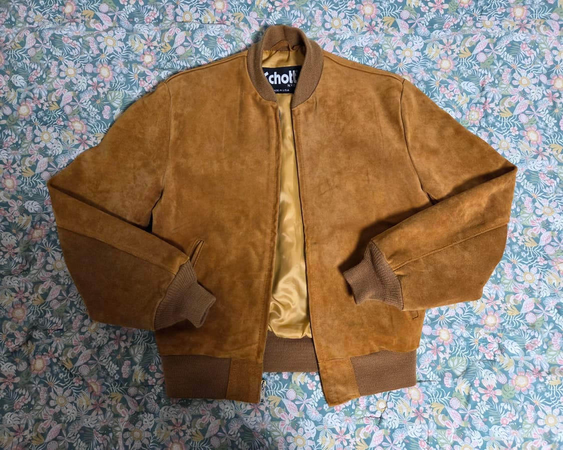 쇼트 스웨이드 봄버 자켓 38 상품이미지1