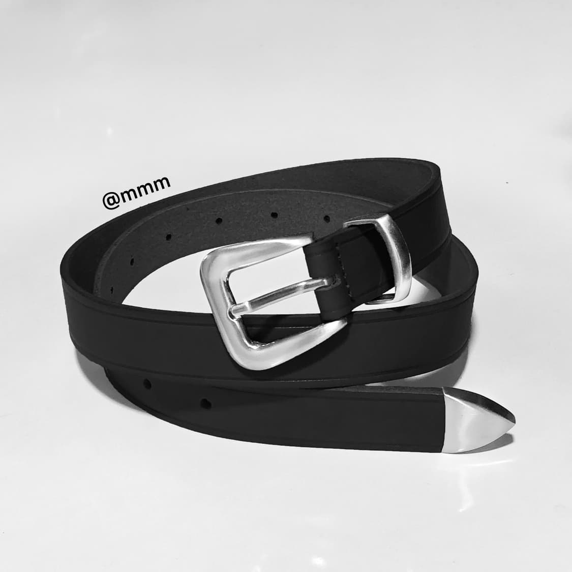 [Unisex] 웨스턴 장식 가죽 벨트 상품이미지3
