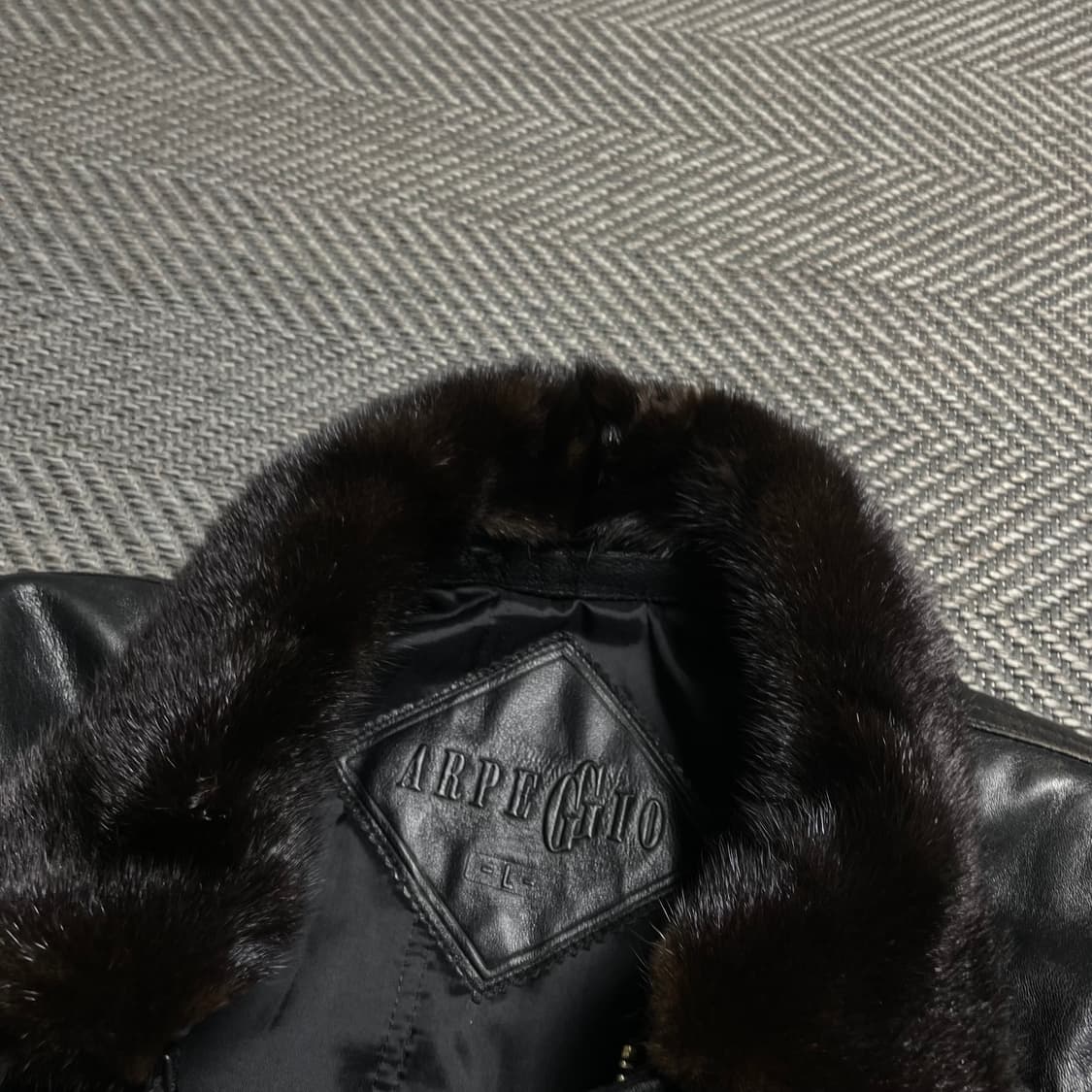 Arpeggio 아카이브 램스킨 퍼 무스탕 가죽자켓o 5256 상품이미지9