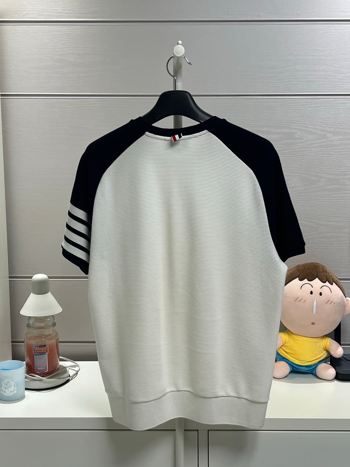 [정품] 신형 / 4 톰브라운 오토만 립 사선 반팔 상품이미지2