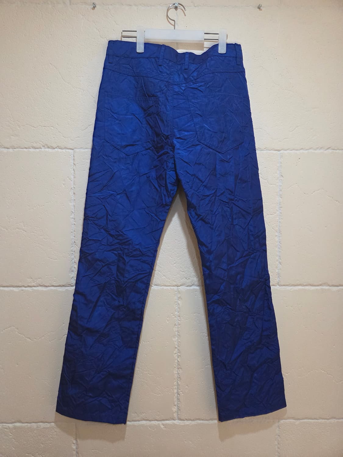 강혁 메탈릭블루 에어백 트라우저 M 새상품 상품이미지2