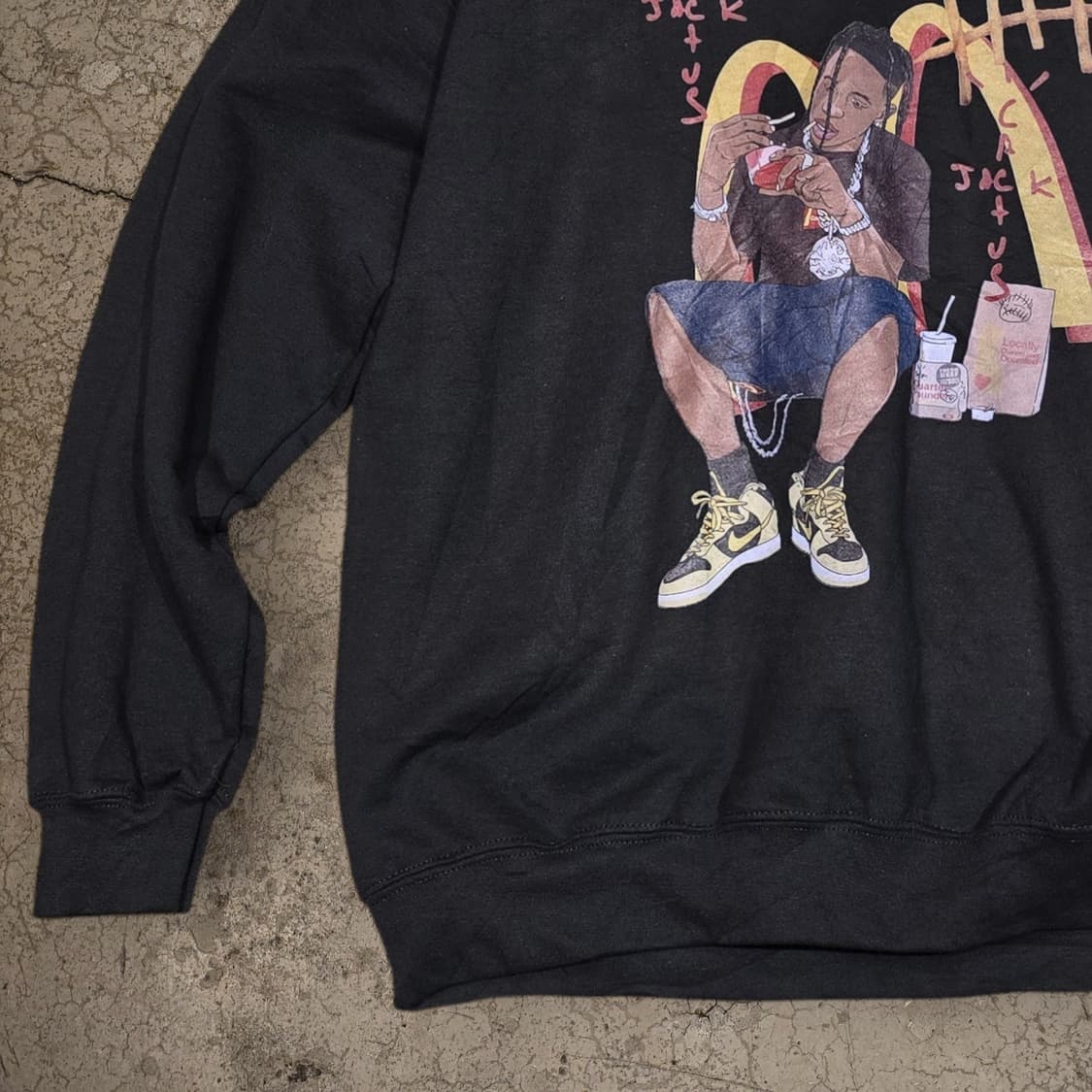 트래비스 스캇x맥도날드 스웨트셔츠 상품이미지3