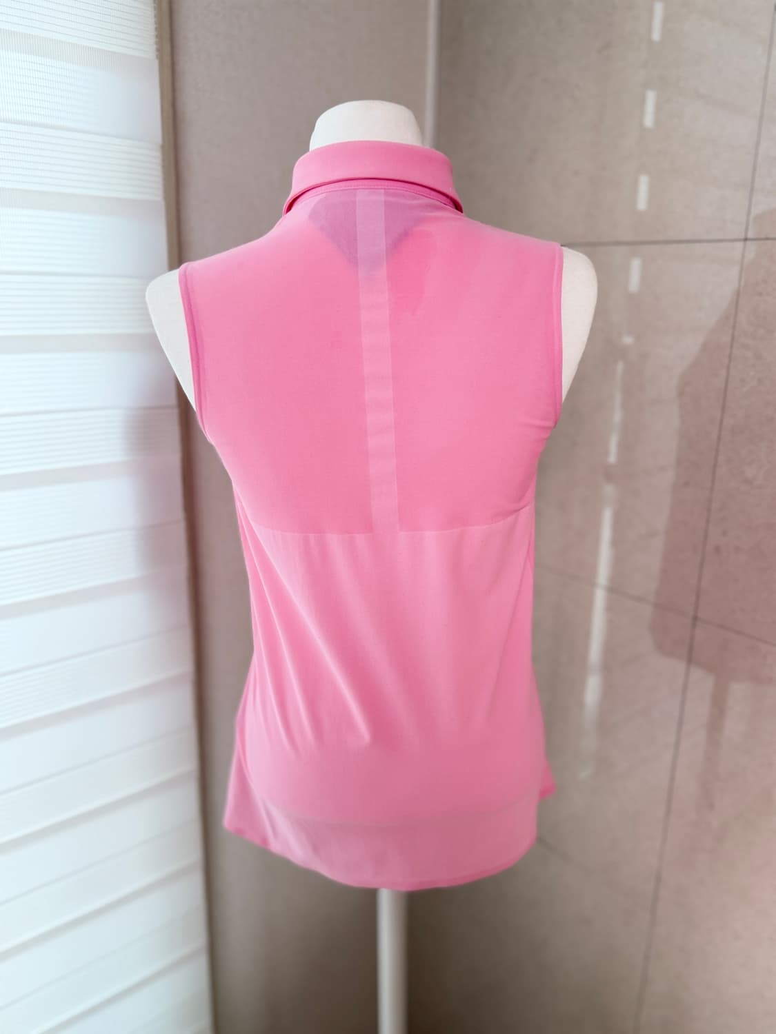 아디다스 골프 아디퓨어 핑크 민소매 나시 티셔츠 S 상품이미지7