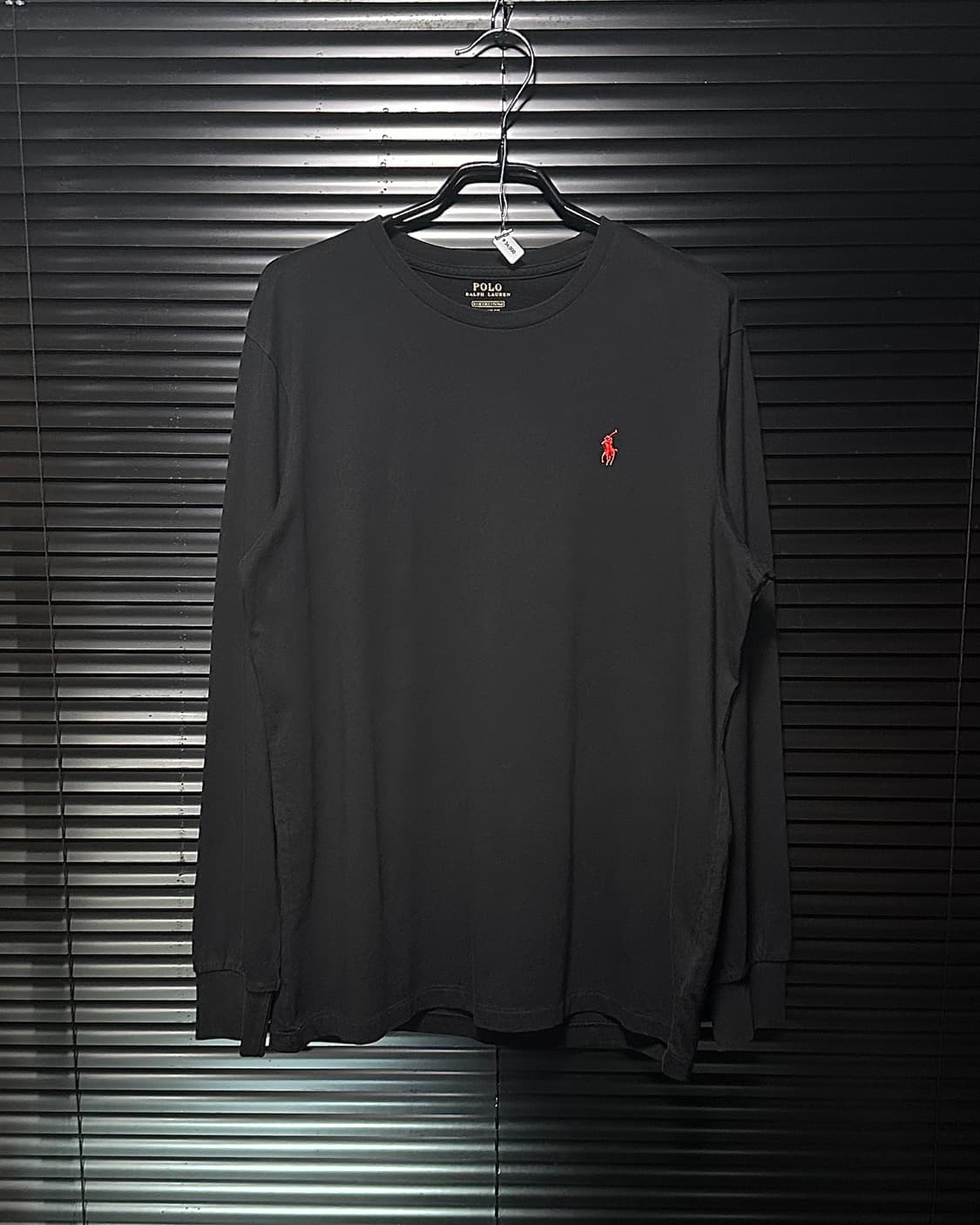 폴로 랄르로렌 로고 자수 긴팔 티셔츠 슬리브리스 95M 상품이미지3