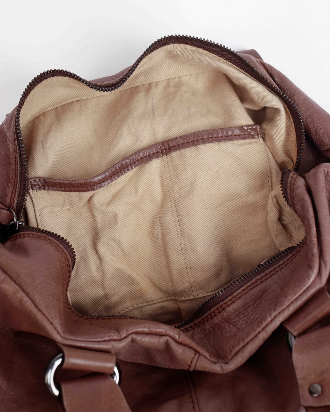 [NICOLI] 다크브라운 스퀘어 토트백 상품이미지9