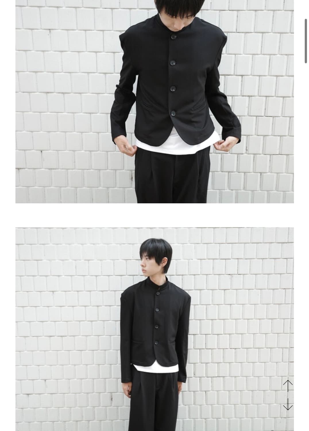 [DOJINOI] POT CROP JACKET BLACK 블레이저자켓 상품이미지4