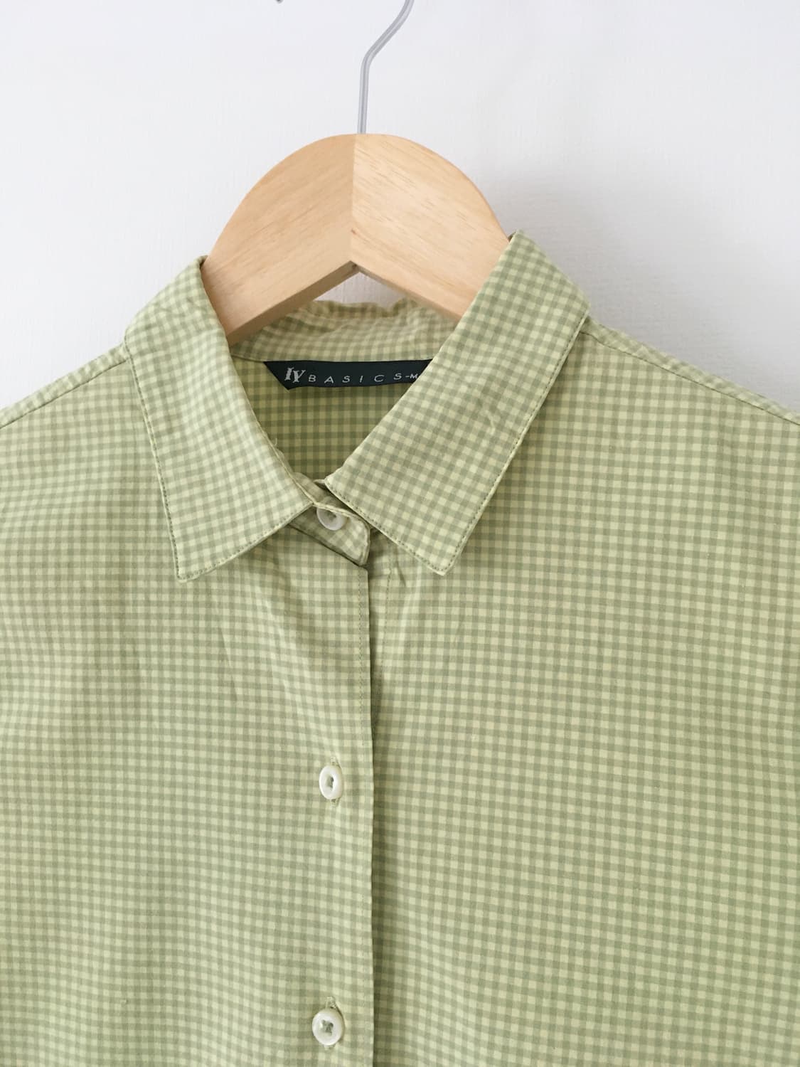 lime check shirt 상품이미지7