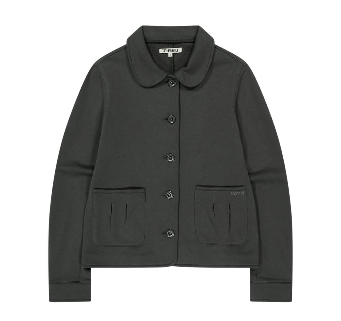 구해요! 코이세이오 코지 스웻 재킷 차콜 2사이즈 상품이미지1