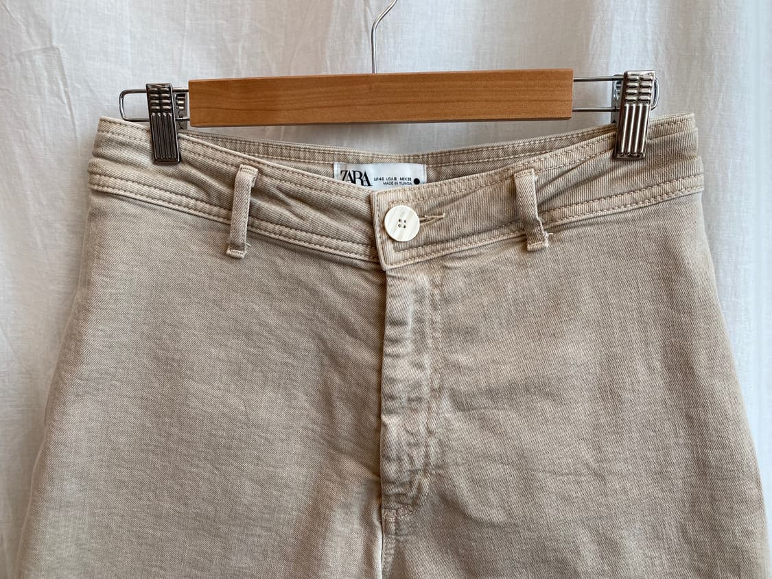 ZARA 베이지 스트레치 하프팬츠(L) 상품이미지3