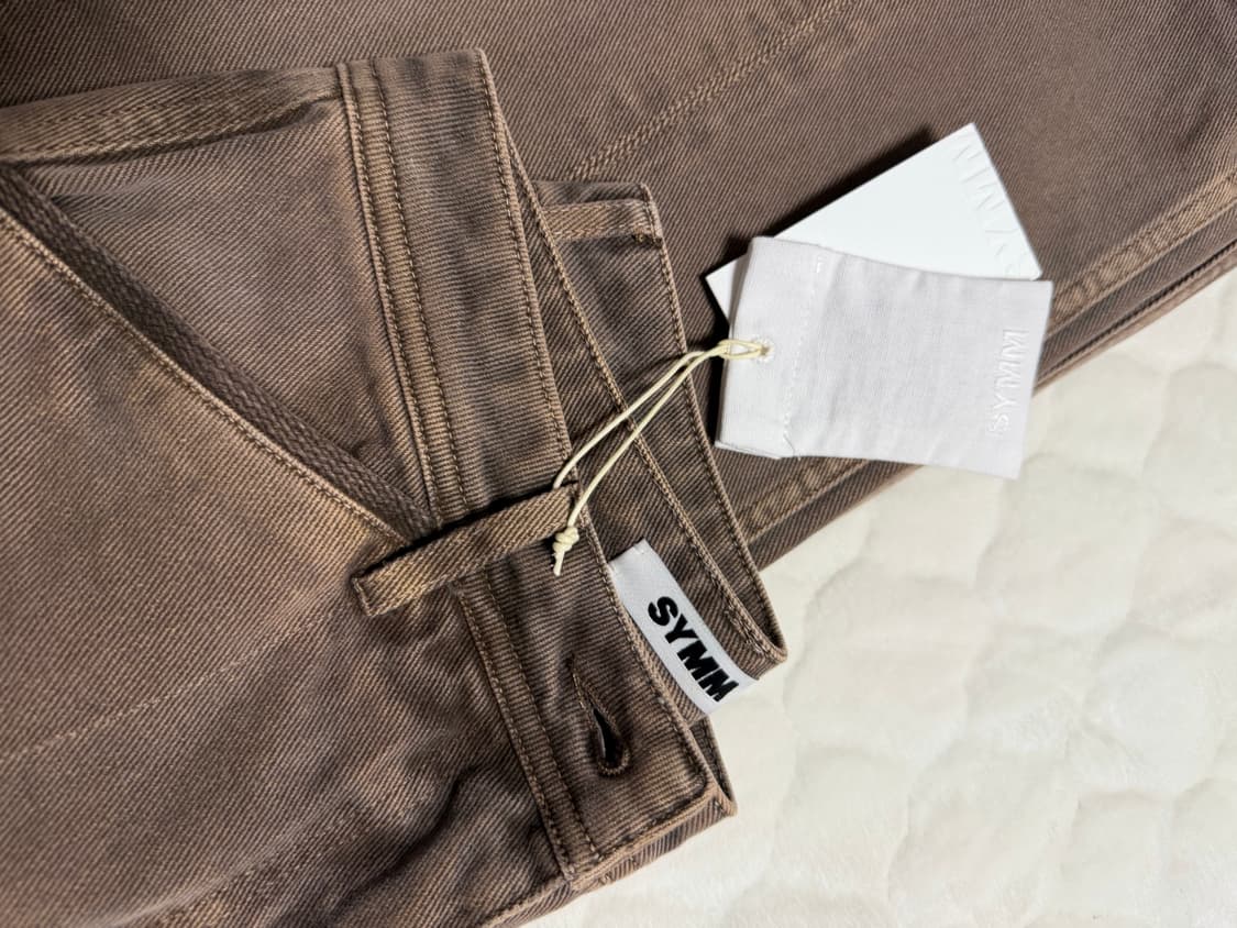 SYMM Side Pocket Flared Pants (Brown) 상품이미지6