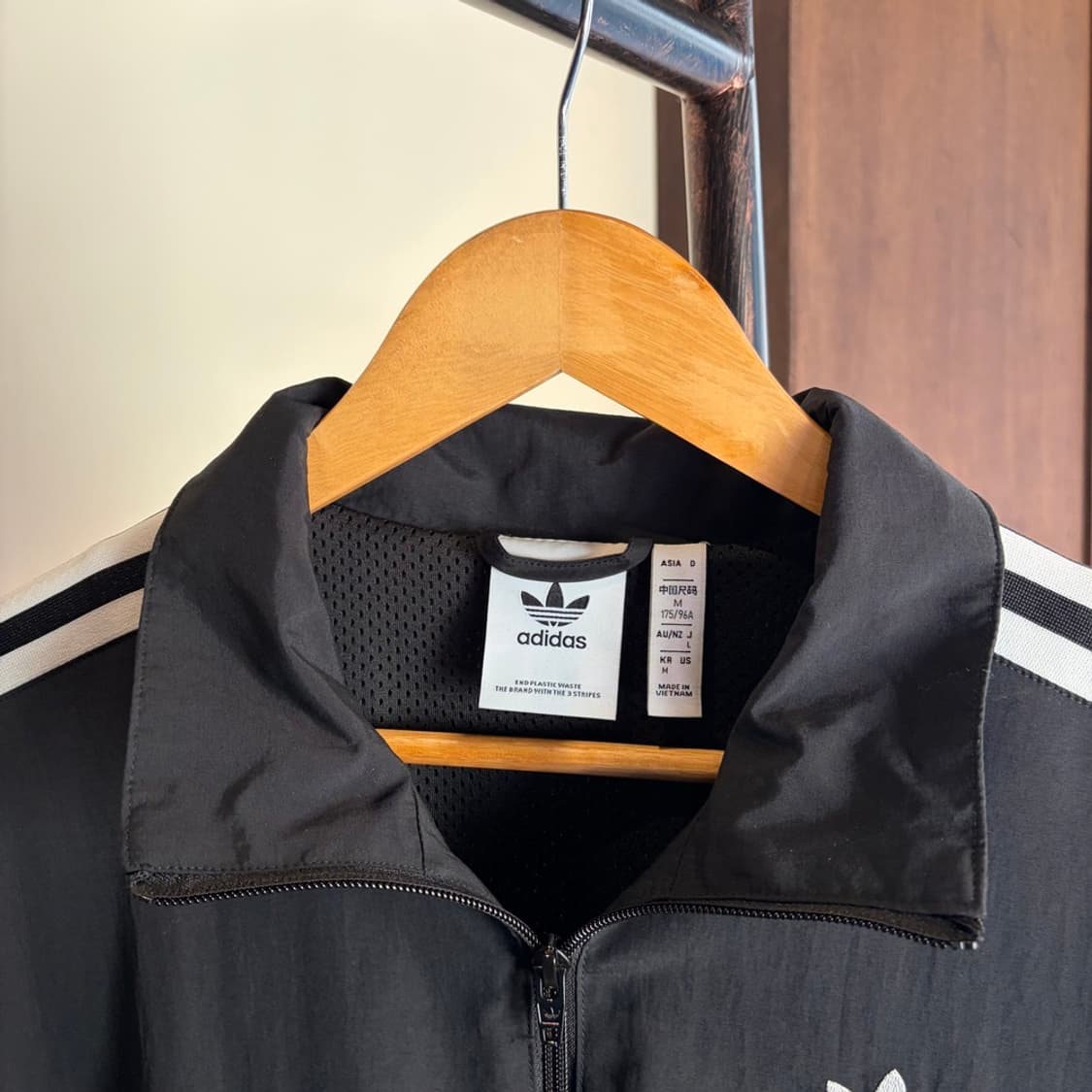 15439 - 아디다스 블랙 바람막이 자켓 상품이미지5
