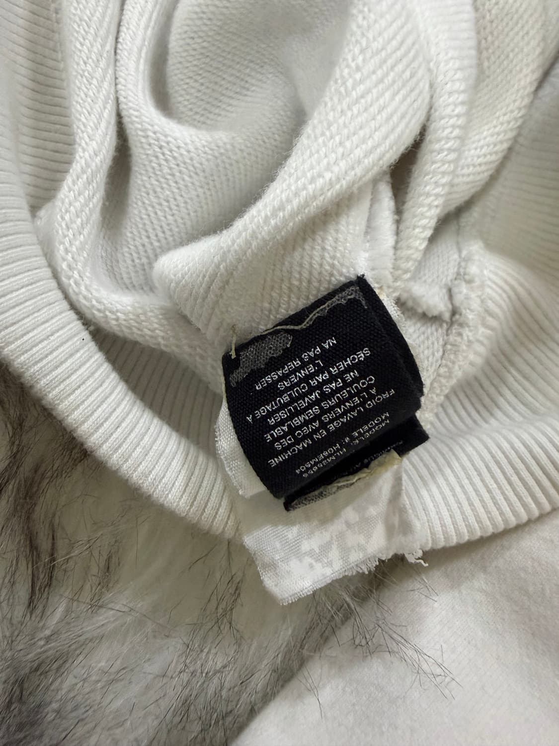 [L] 핼무트 랭 레드 로고 후드집업 상품이미지5