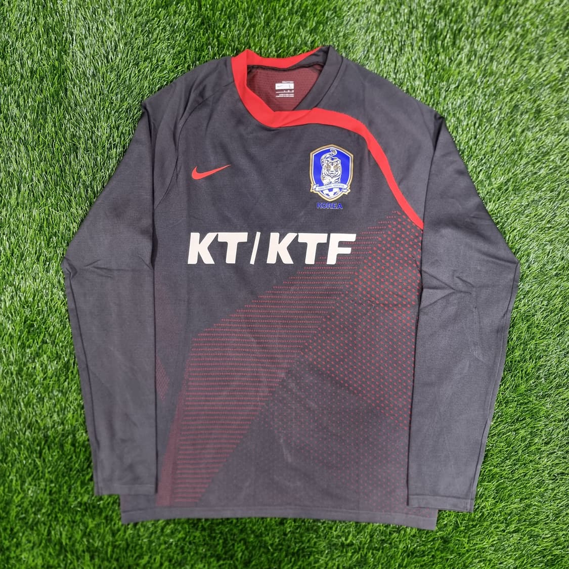 08-10시즌 대한민국 축구 국가대표 나이키 긴팔 트레이닝 상품이미지1