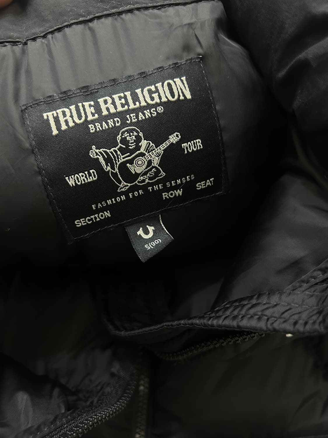 [S]트루릴리전 패딩 베스트/블랙 상품이미지4