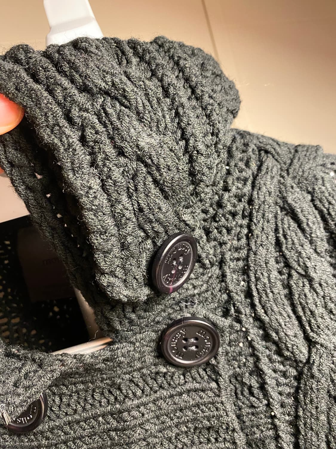 MOUSSY 케이블 니트 가디건 상품이미지6