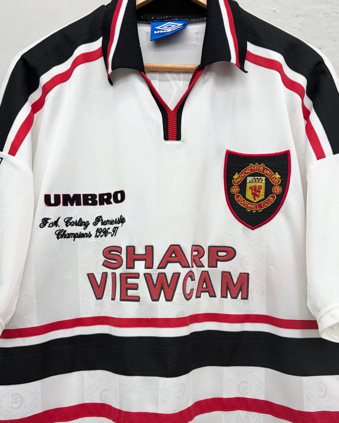 엄브로 97-99 맨체스터 유나이티드 어웨이 리그킷데이비드 베컴 상품이미지6