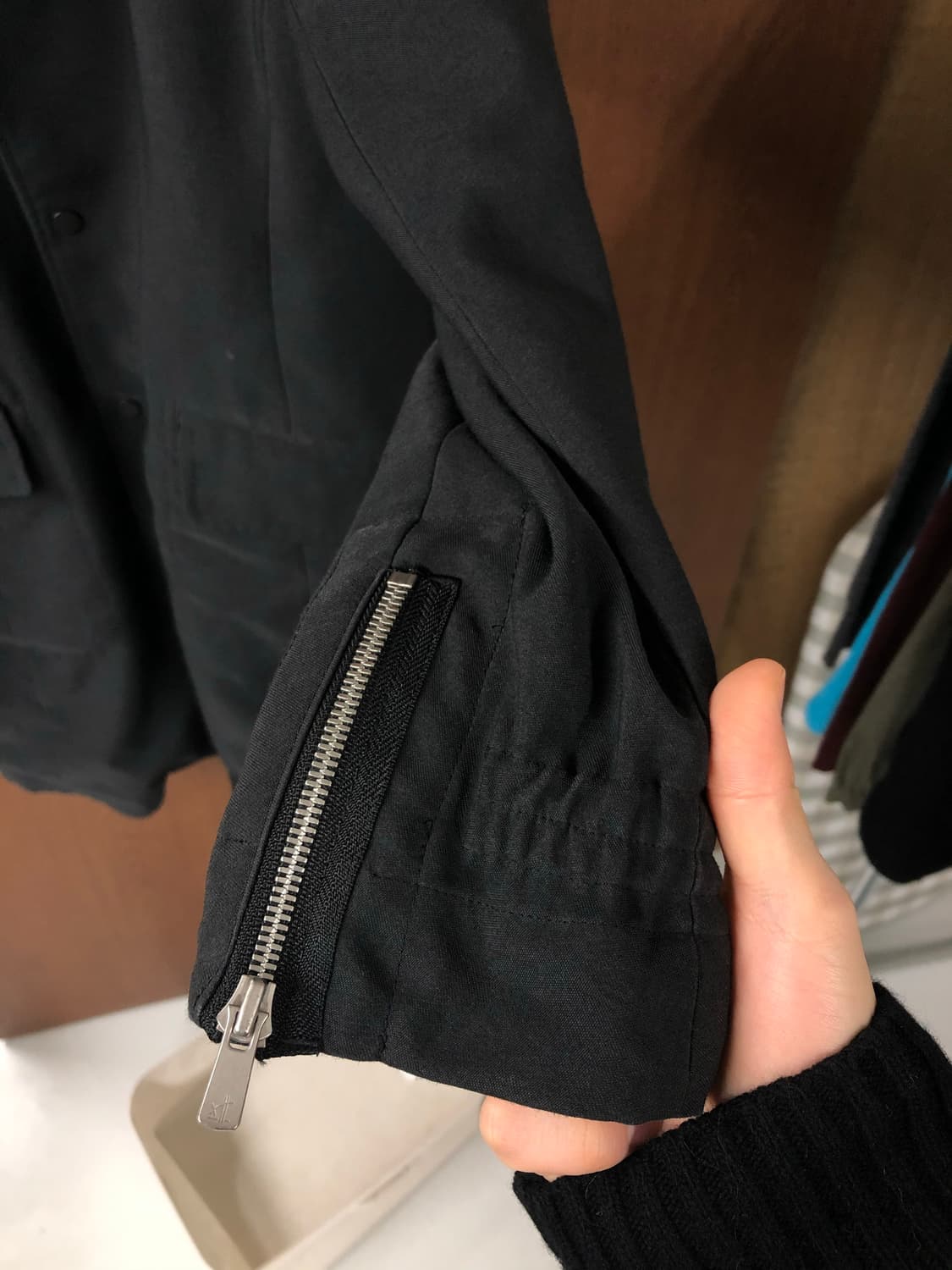 Nonnative 사선 지퍼 코트 0 상품이미지4