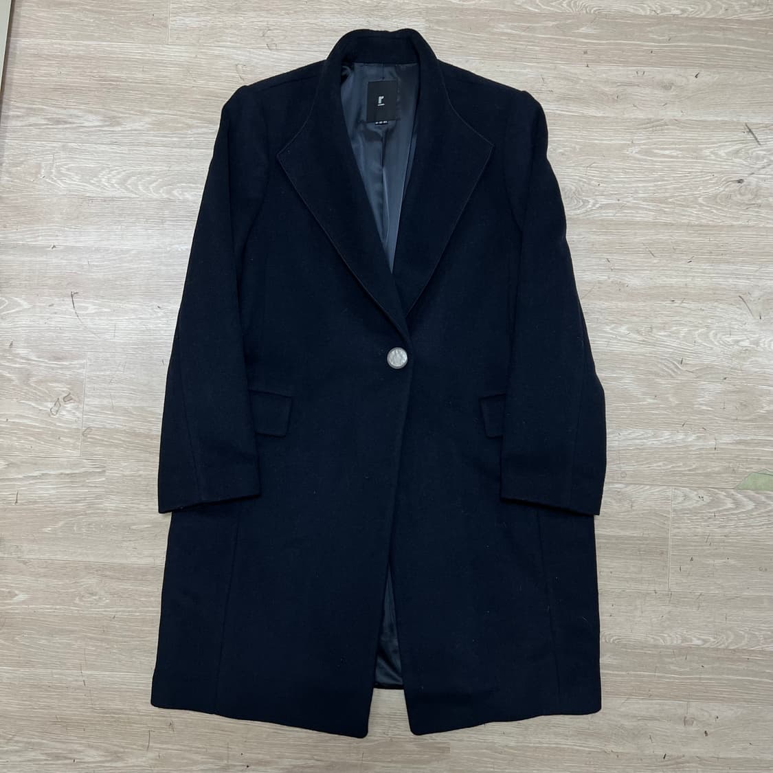 레노마 여성 울 혼방 싱글코트 [네이비] 91-96-165 상품이미지1