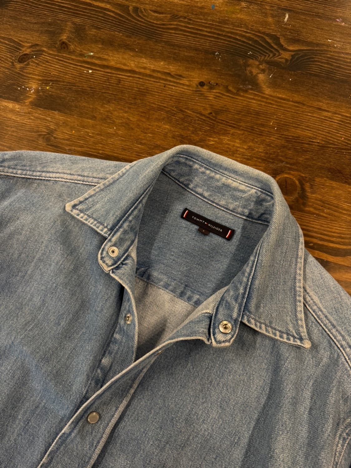 타미힐피거 데님 셔츠 100~105 상품이미지8