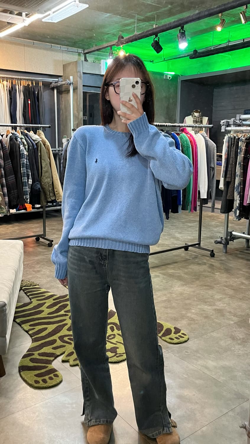 폴로 랄프로렌  크루넥 니트 상품이미지1