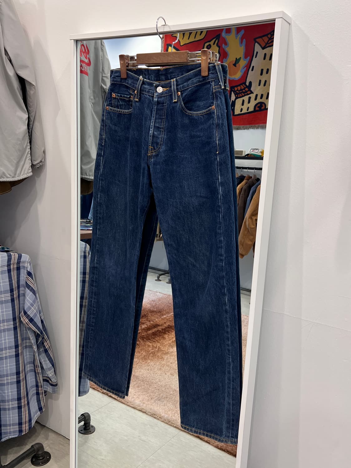 00s Levis 리바이스 501 블랭크탭 데님 팬츠 (29inch) 상품이미지1