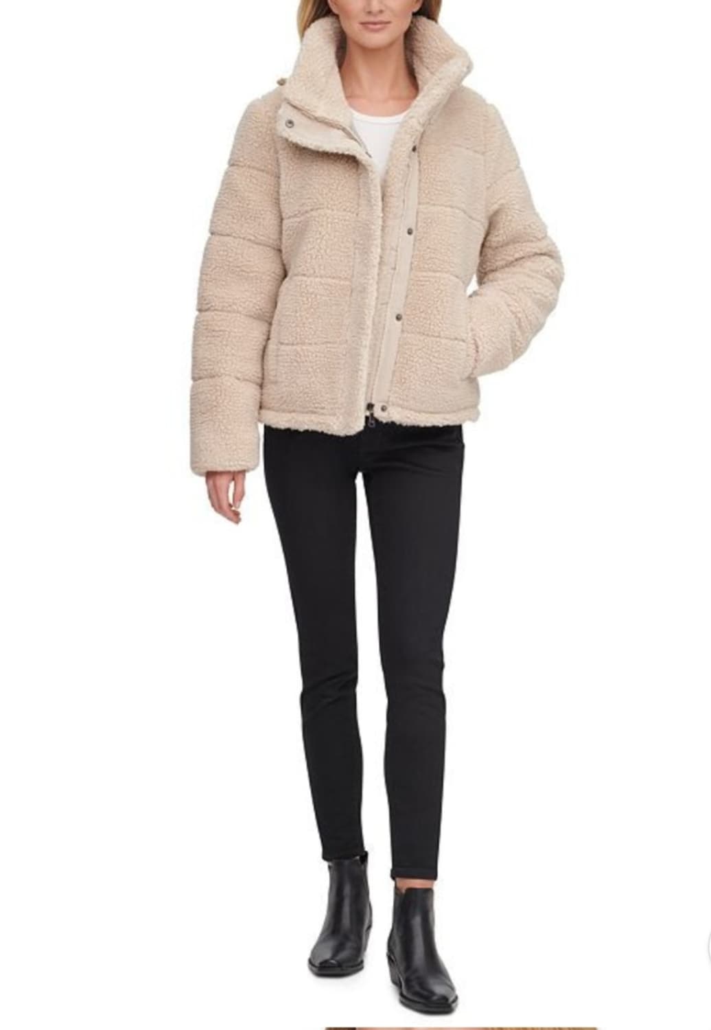 캘빈클라인 셰르파 양털 푸퍼 점퍼 상품이미지9