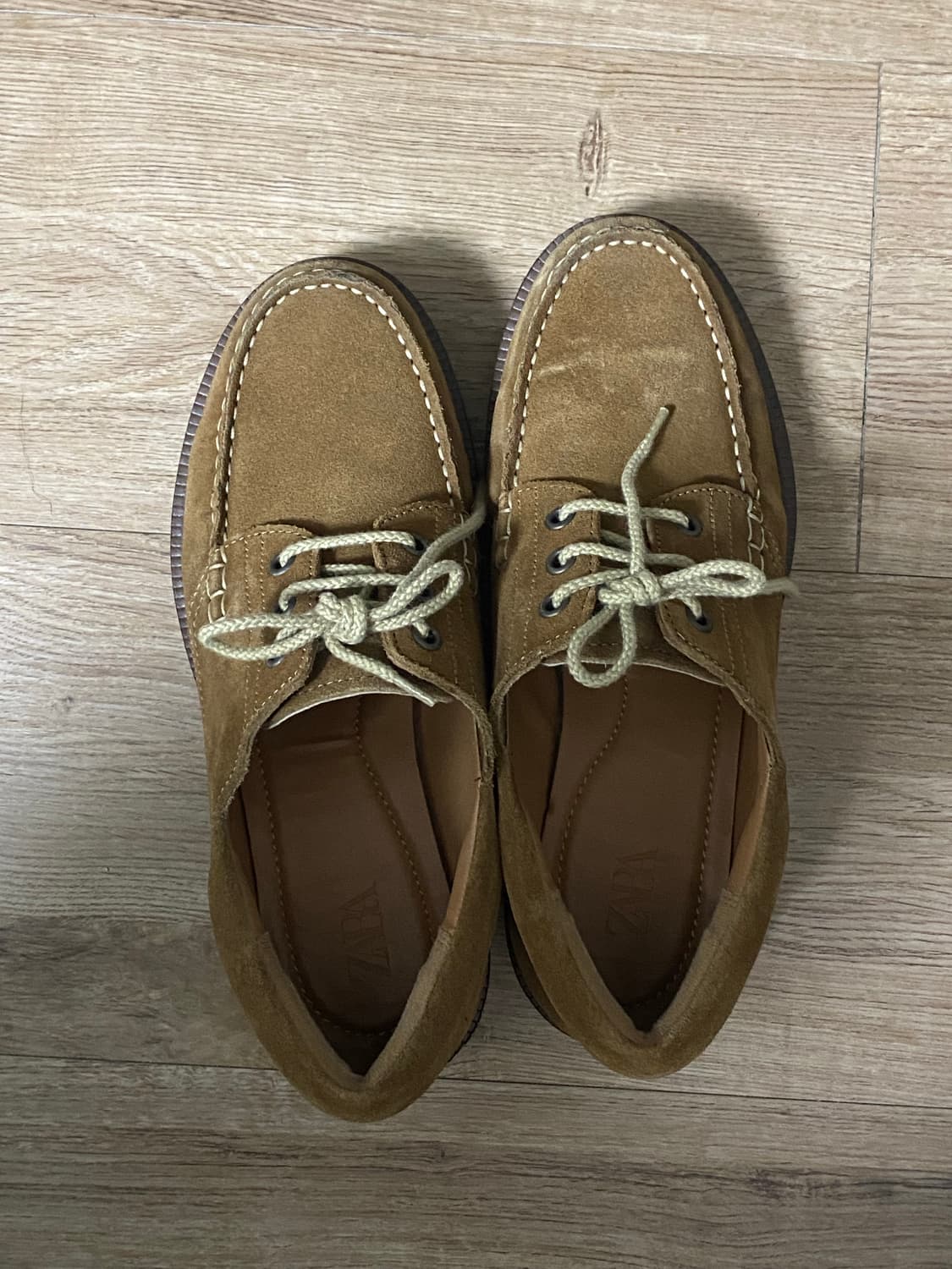 자라 레더 보트슈즈 40 상품이미지3