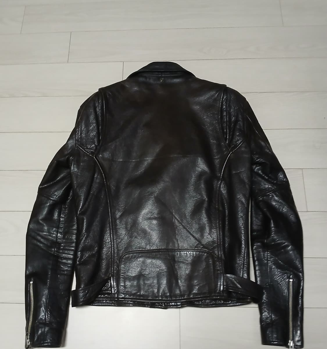디아프바인X블랙키스트 가죽 라이더 자켓M 상품이미지2