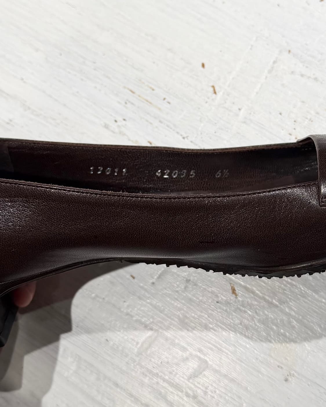 보테가 베네타 다크브라운 BV 로고 펌프스 상품이미지8