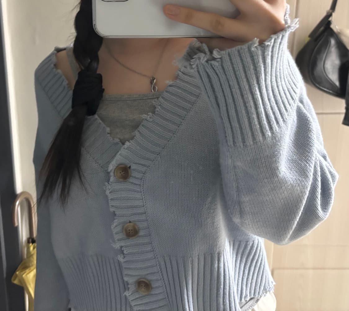 빈티지 데미지 가디건  상품이미지1