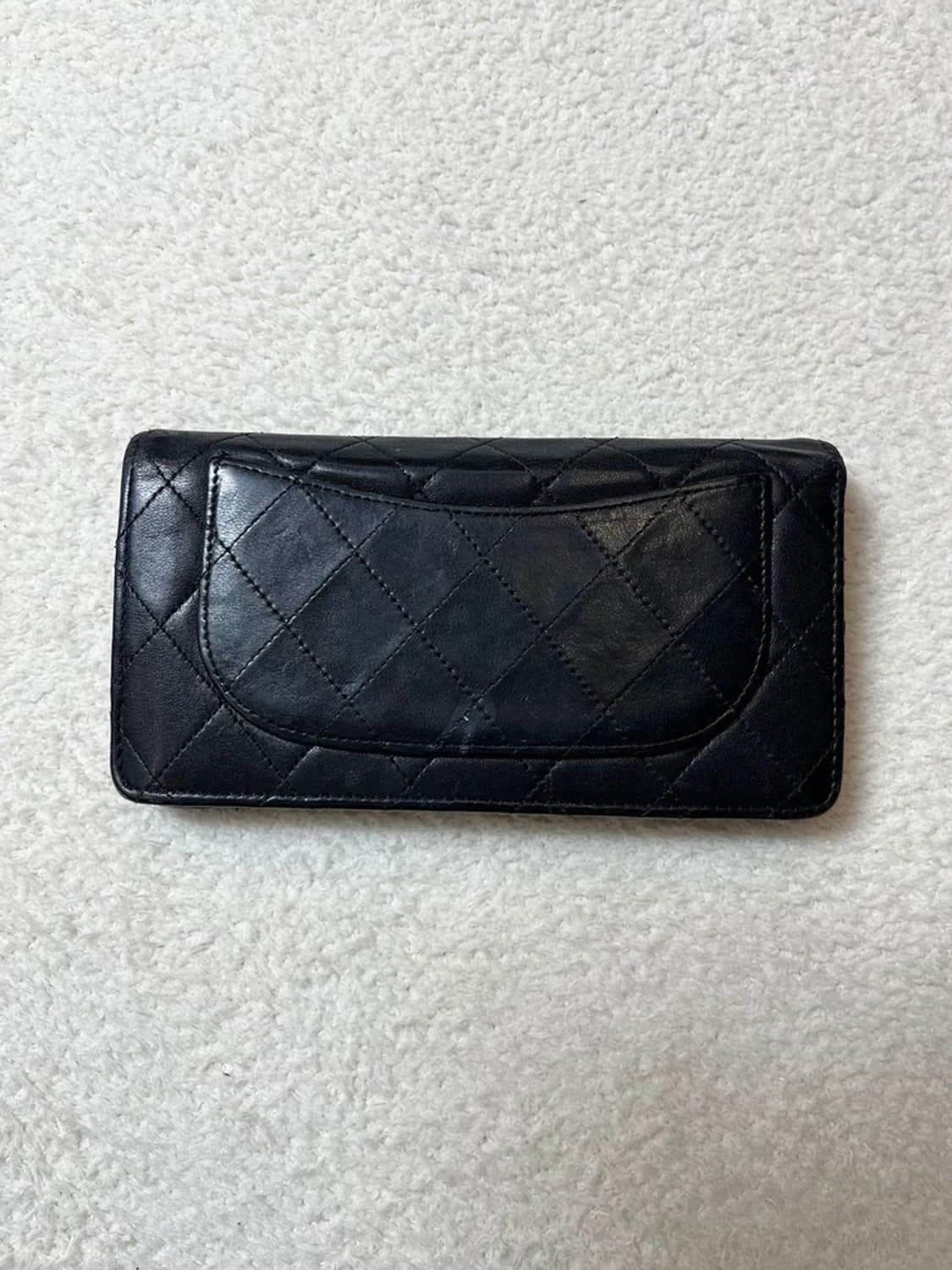 샤넬 클래식 퀼팅 램스킨 장지갑 A1663 상품이미지5