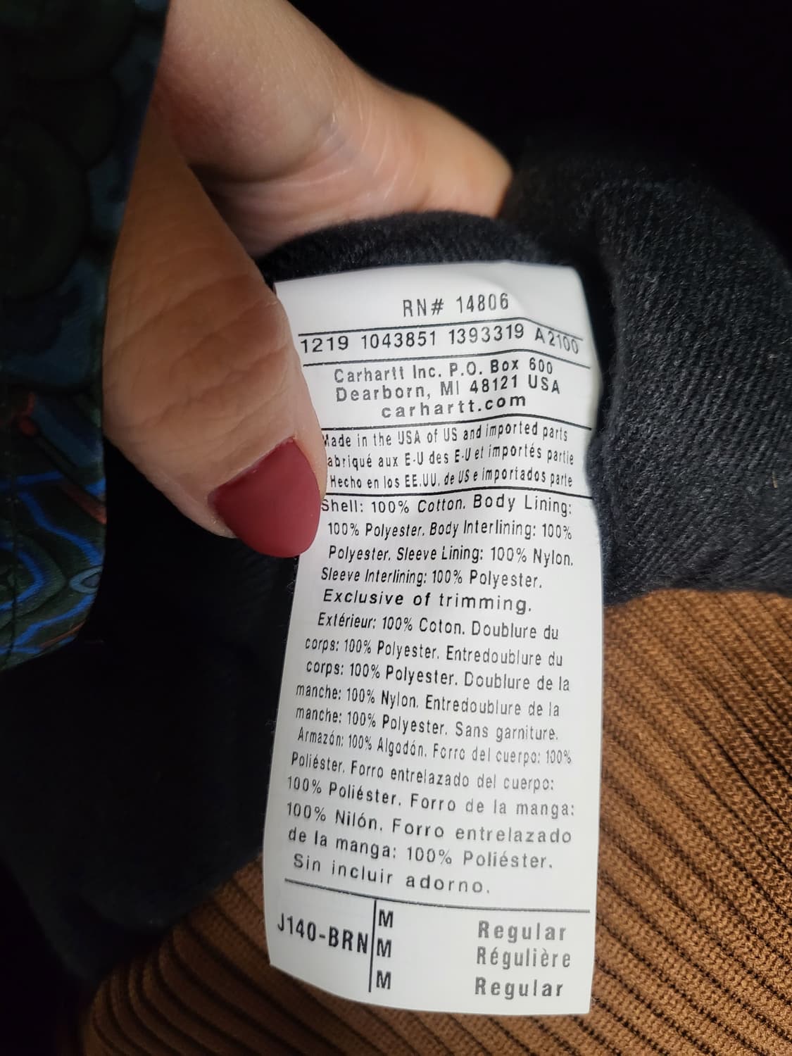 칼하트 덕 액티브퀄팅 상품이미지8