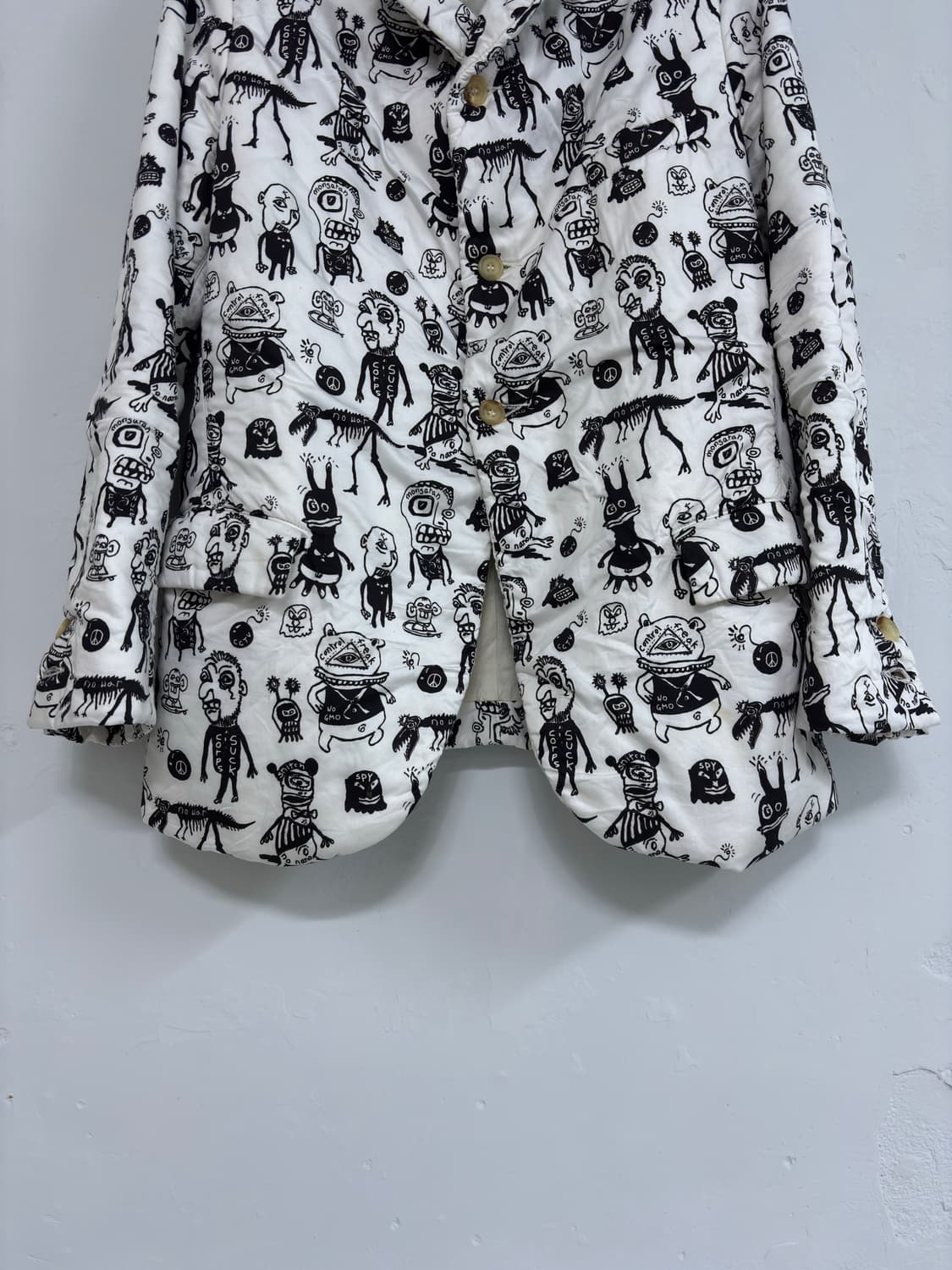 폴 하든 몬스터 프린팅 멘즈 블레이저 상품이미지4