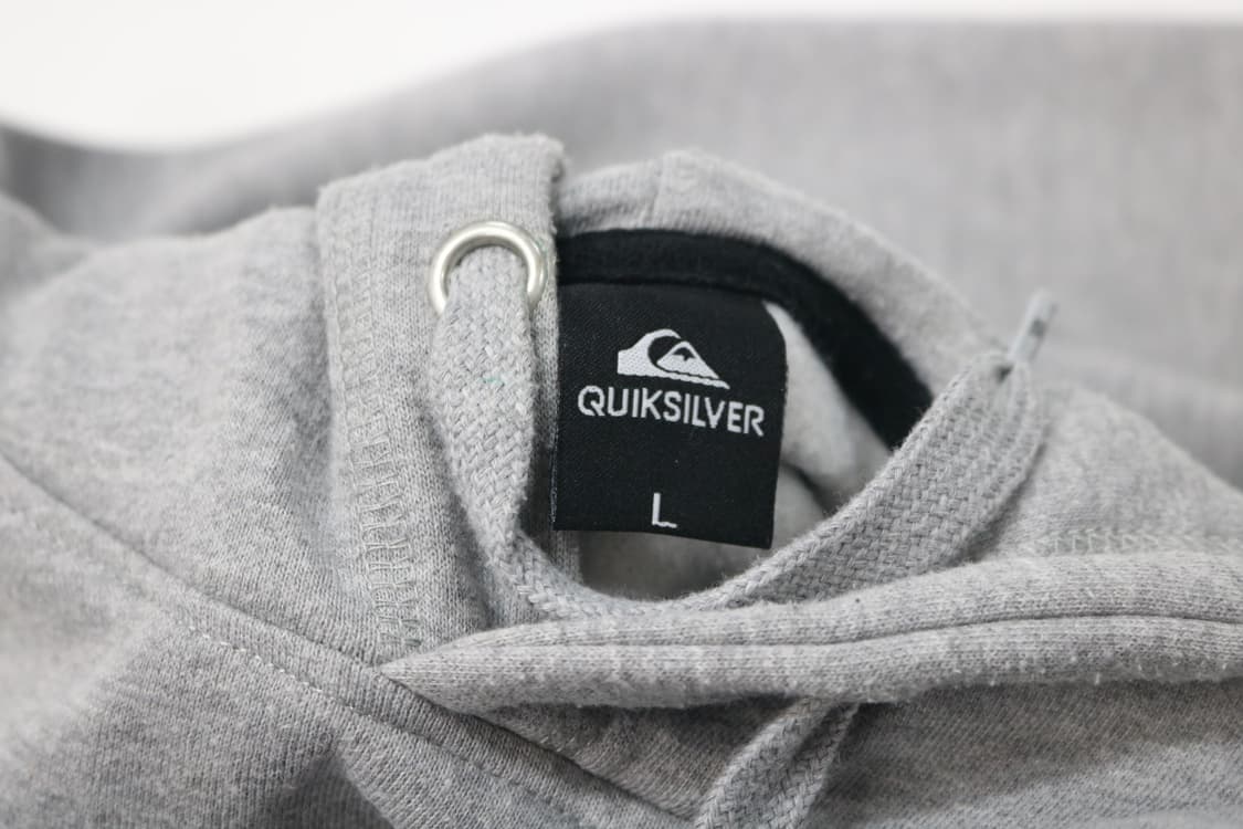 퀵실버 빈티지 아치 로고 그레이 후드 티셔츠 상품이미지9