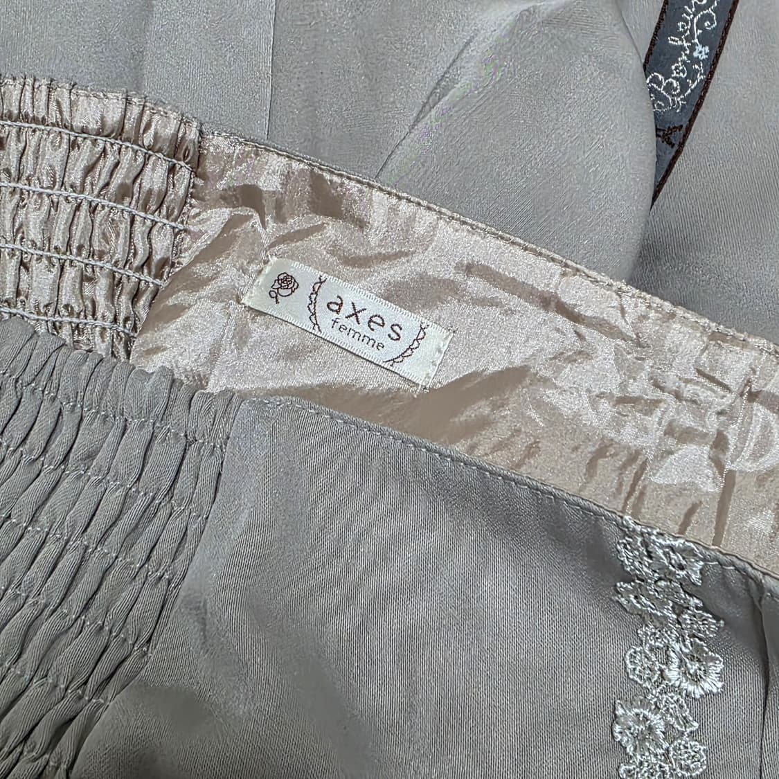 엑시즈팜 일본빈티지)봉쥬르 유럽라떼히메갸루 레이스 코르셋 플레어 치마 상품이미지2