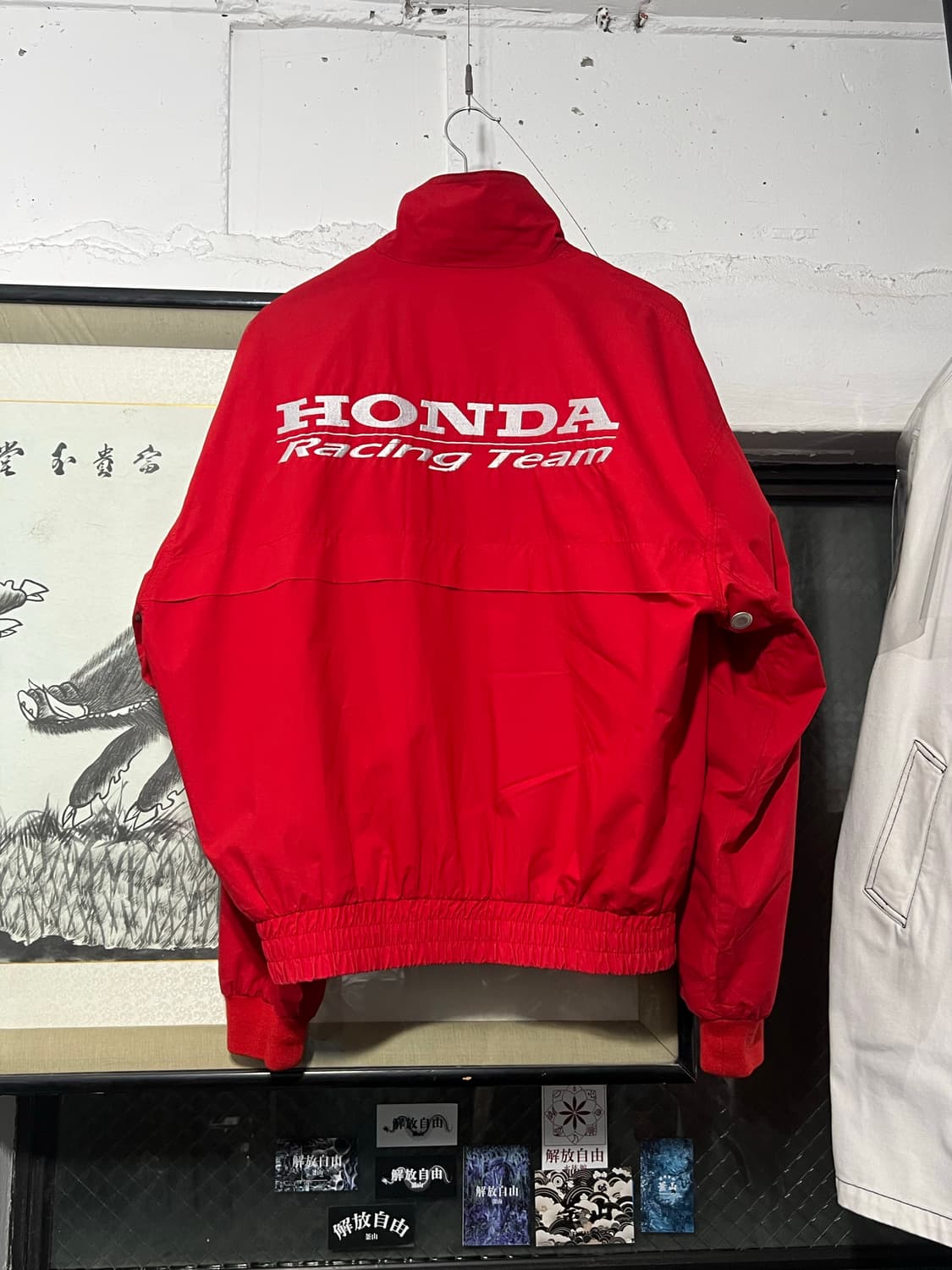 혼다 레이싱 팀 면 자켓 (red) 상품이미지7