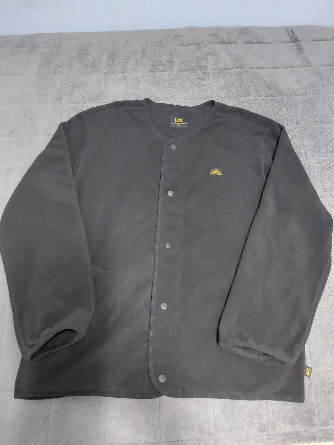 Lee 리 폴라플리스 스냅 가디건 블랙 M 상품이미지1