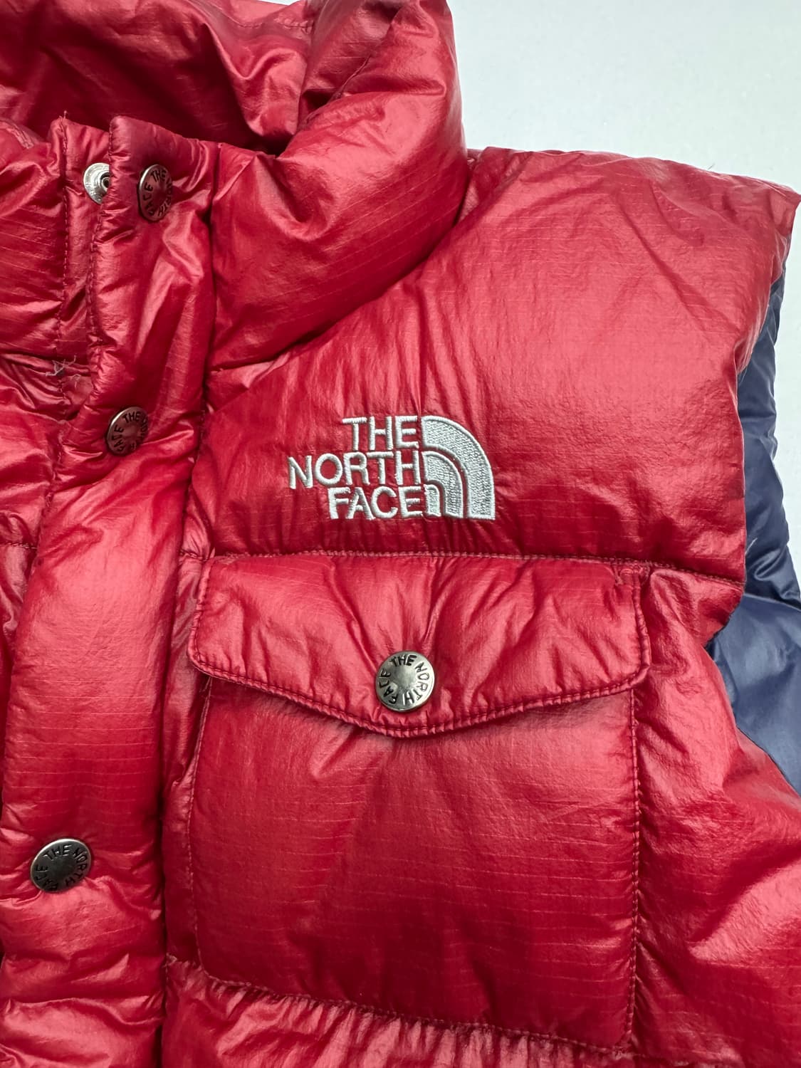 노스페이스 패딩 베스트 90 레드 상품이미지2