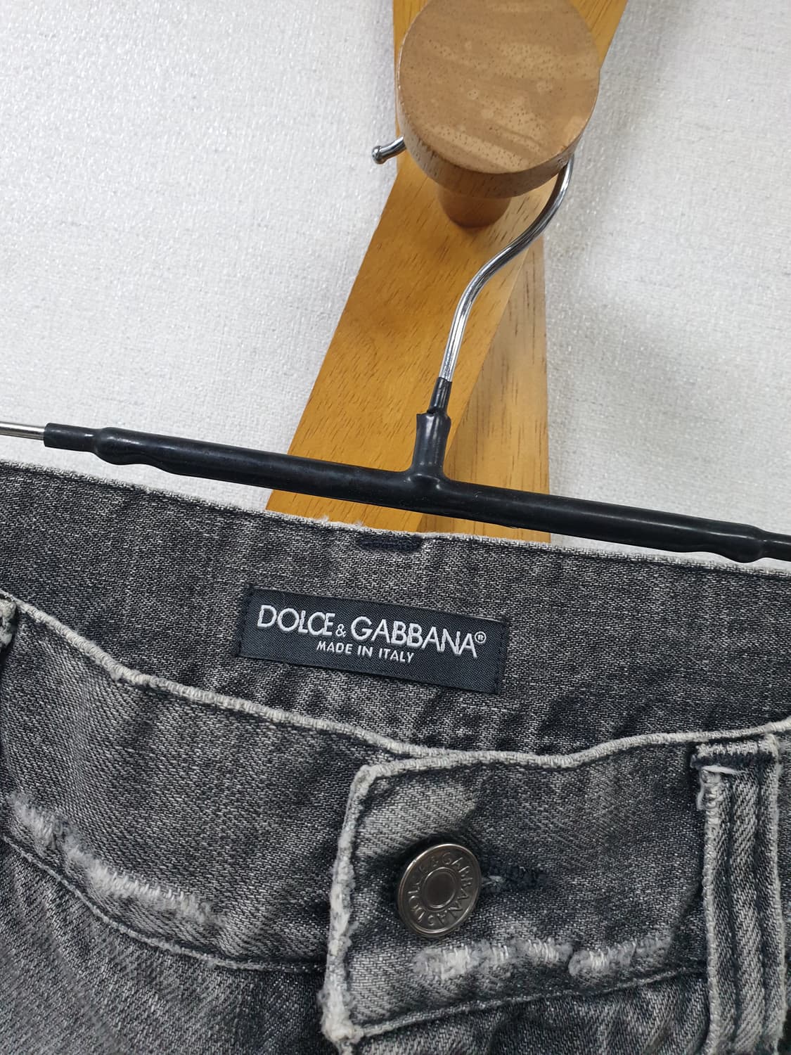 [48/정품] 돌체앤가바나 백플레이트 워싱진 상품이미지3