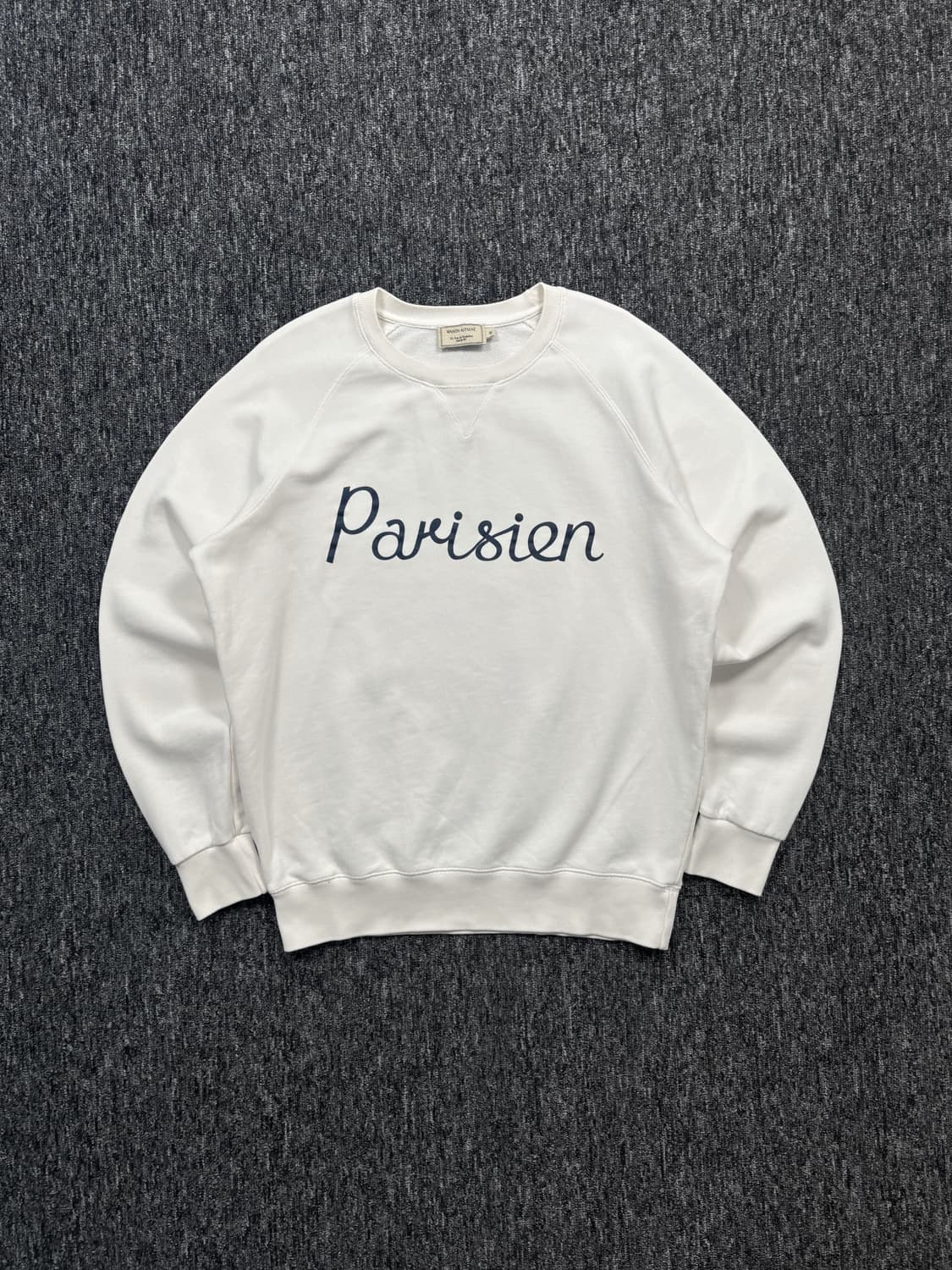 메종키츠네 파리지앵 화이트 맨투맨 상품이미지4