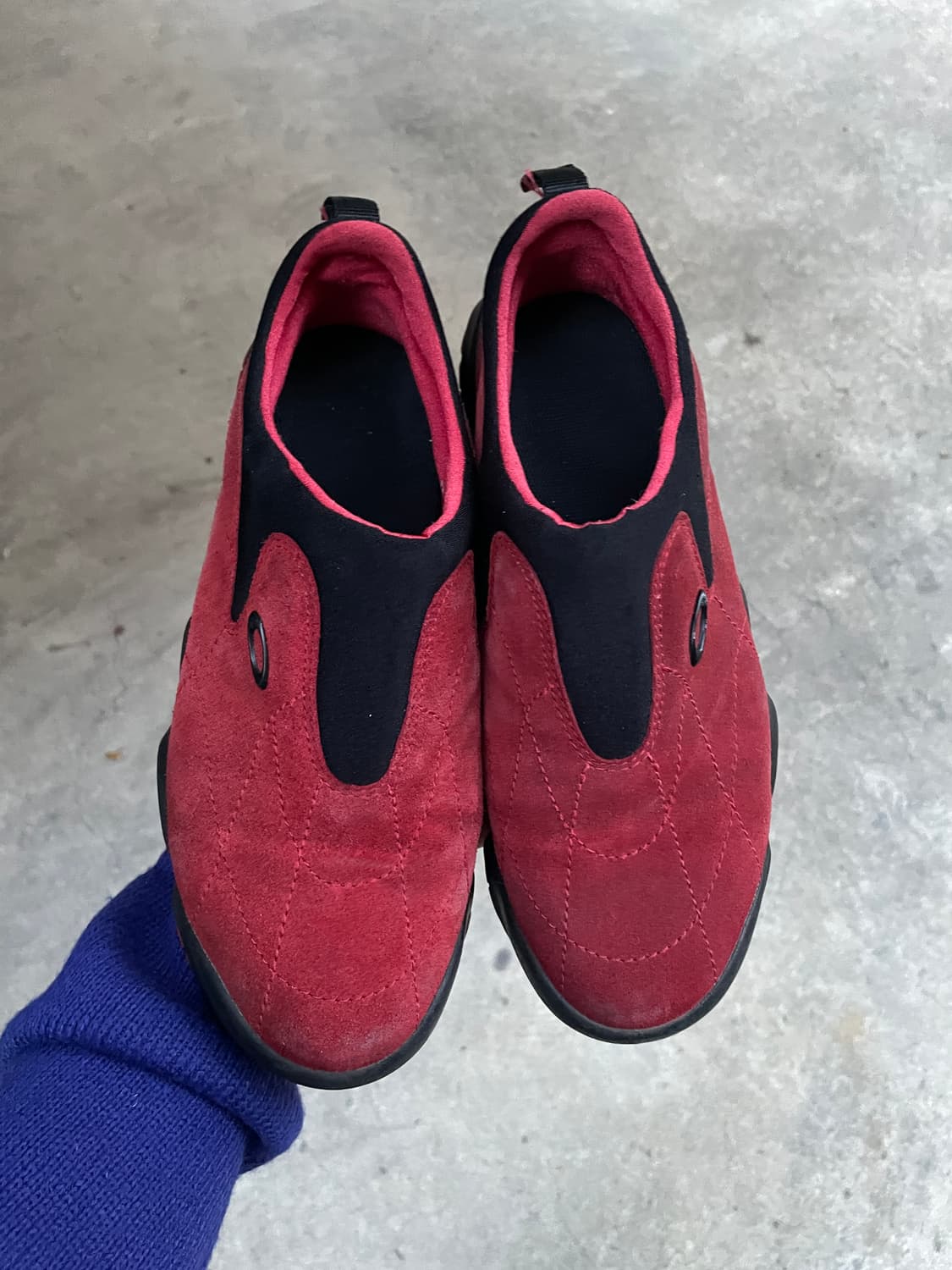 Rare)00s Oakley Bottle Cap Red Suede 상품이미지2