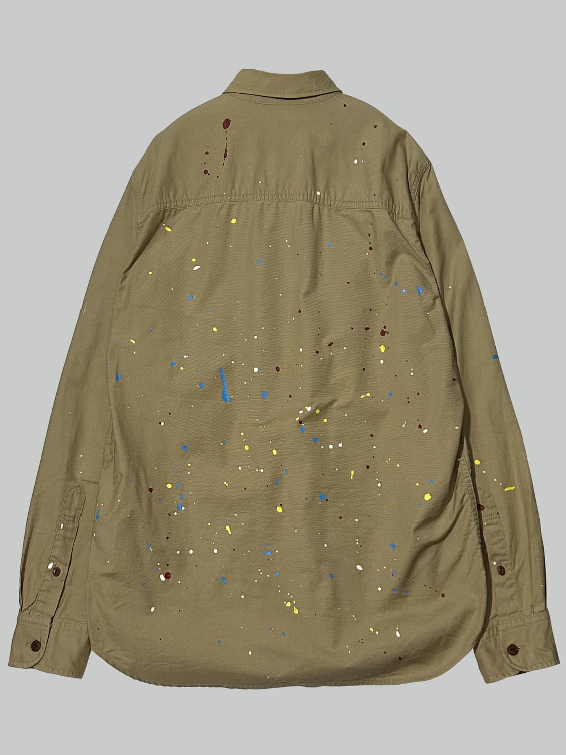 꼼데가르송 옴므 페인팅 셔츠 자켓 상품이미지4