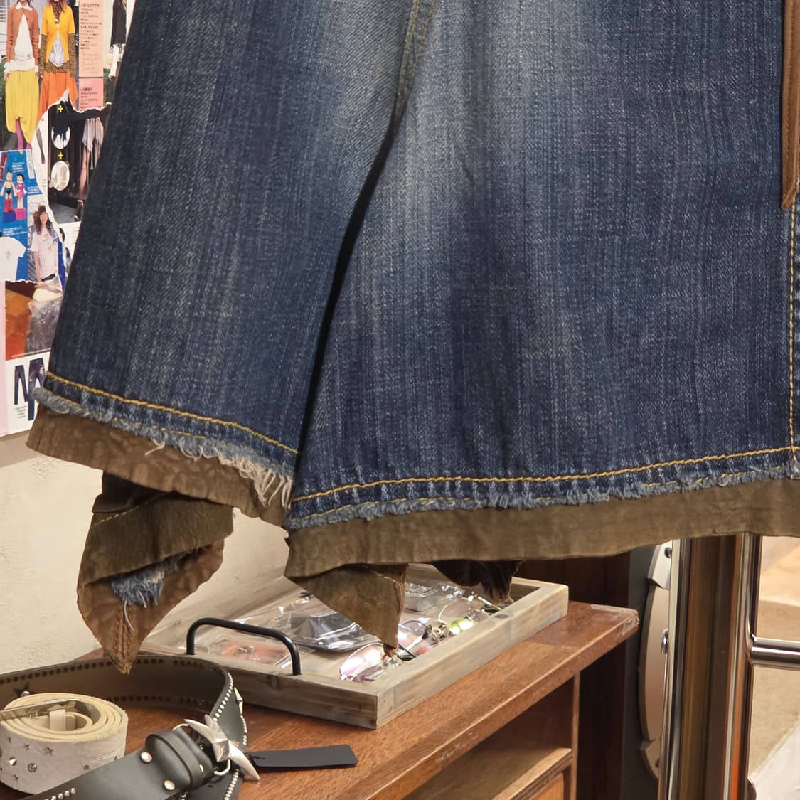 에스크 코르셋 포인트 그런지 스커트 상품이미지4