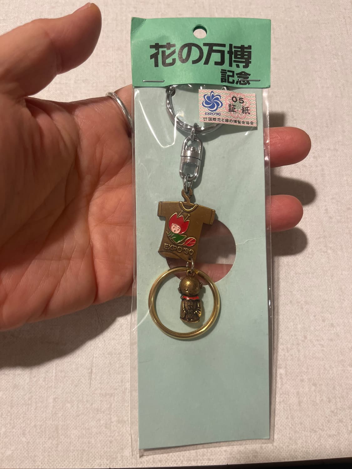 오사카 엑스포 90 빈티지 키링 상품이미지1