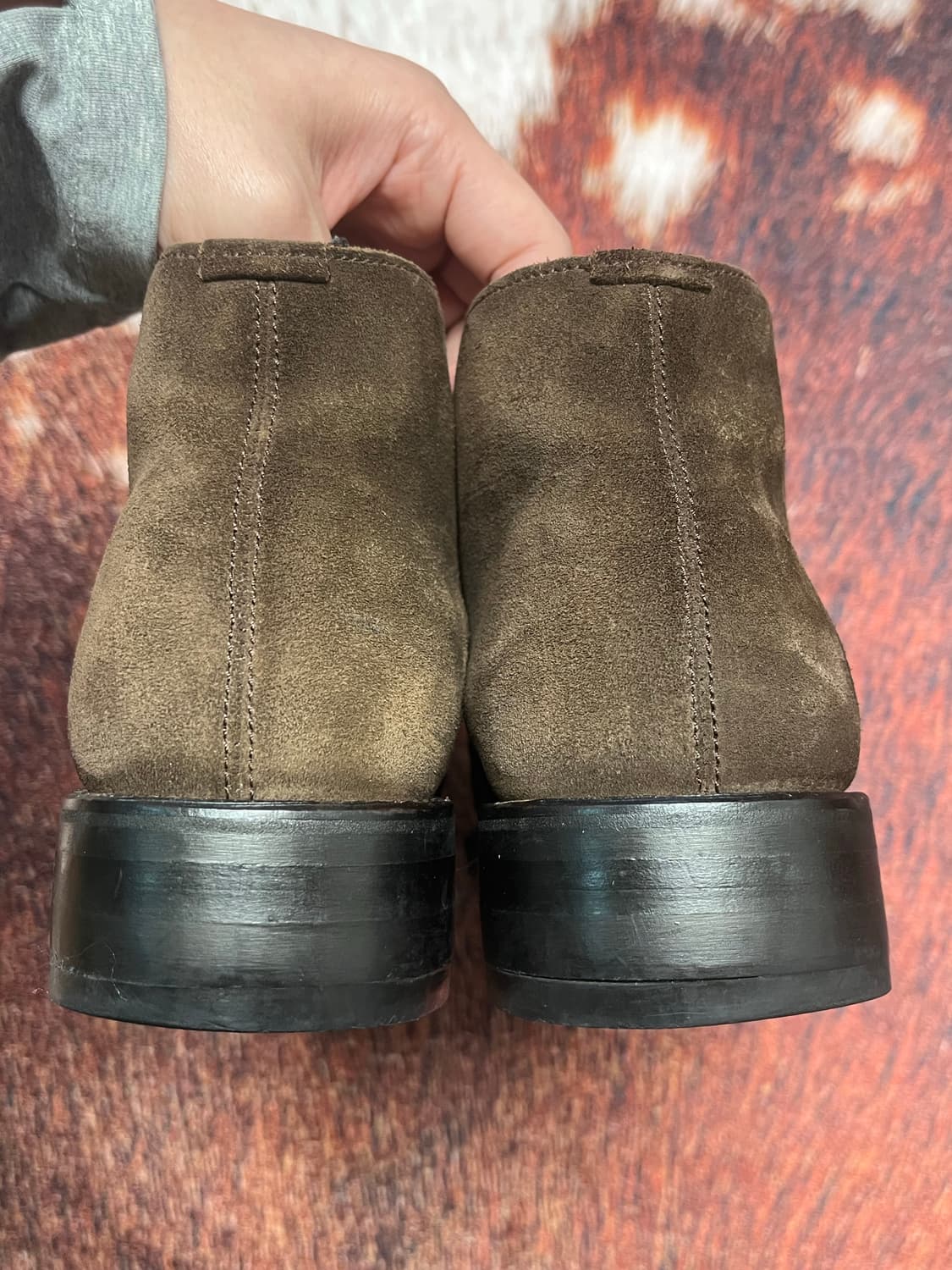 [7] Cruz de Pedra 742 브라운 스웨이드 처카부츠 상품이미지4