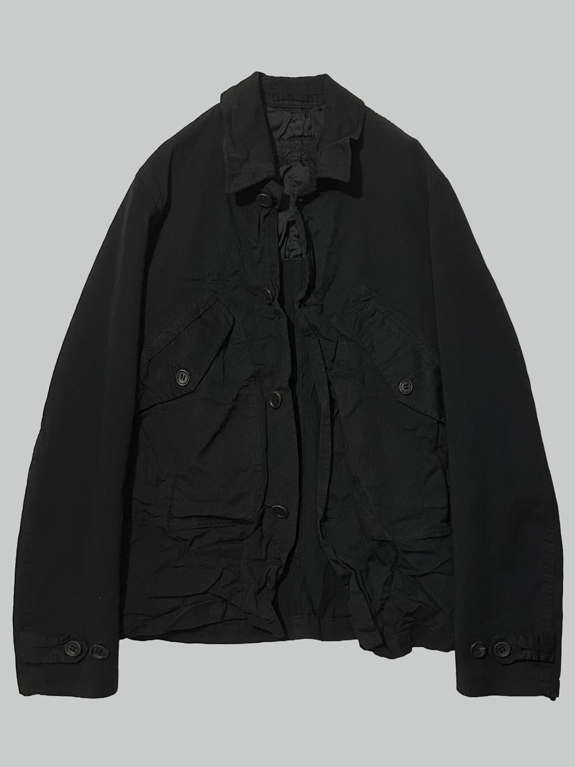 꼼데가르송 옴므 축융 폴리 자켓 블랙 상품이미지2